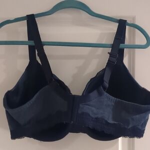 Ambrielle Midnight Blue Bra W/ Pink Bow